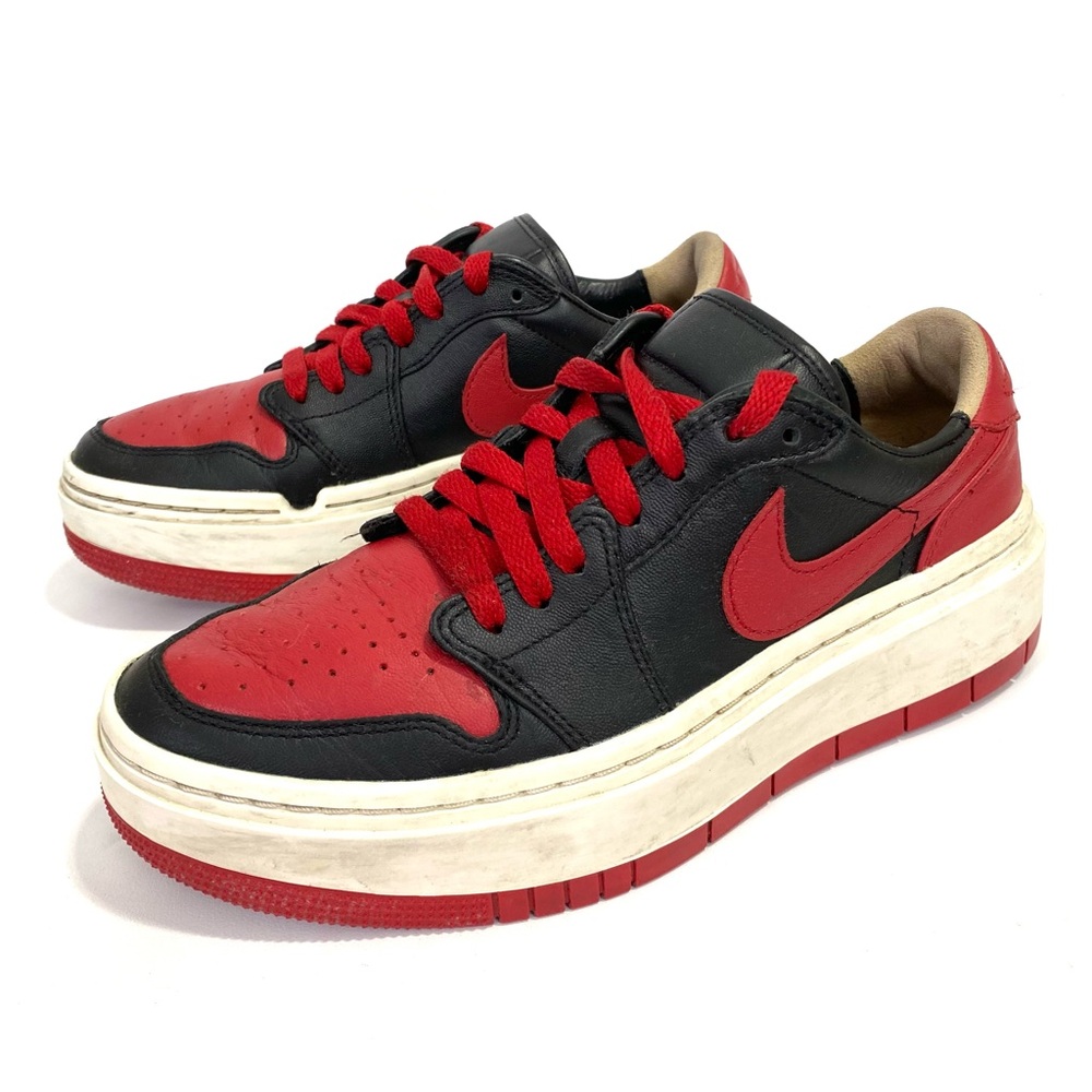 Nike Air Jordan 1 Elevate Low DQ1823-006 Black/Red Sail- Women’s Size US 7